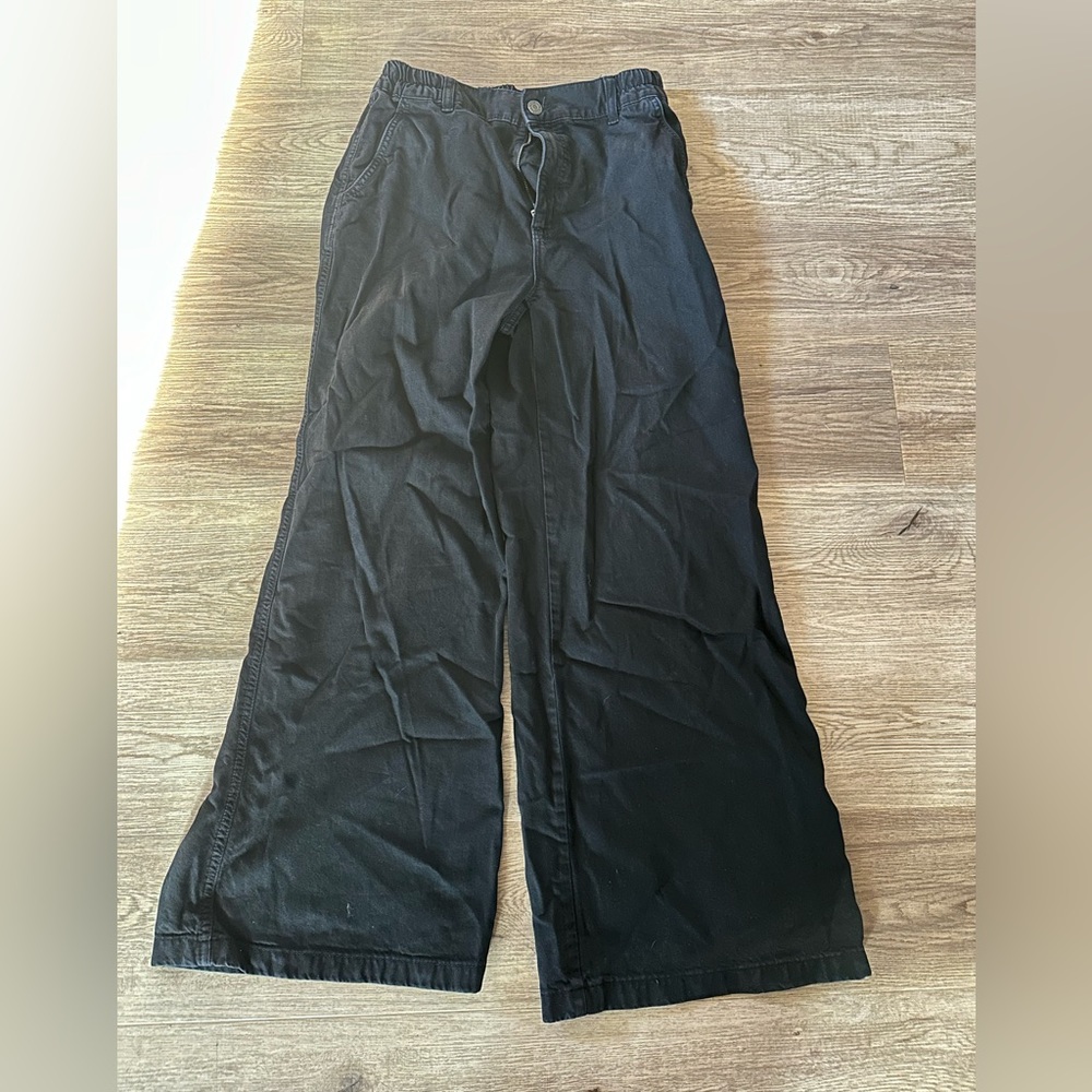 Garage wide leg high waisted jeans